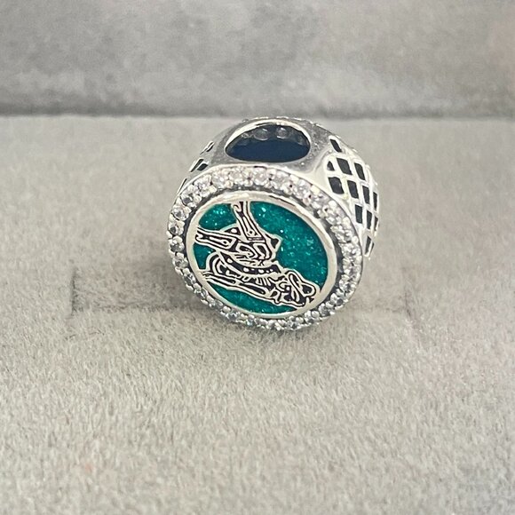 Pandora Welcome YโAll Bracelet Charm Dog Bead Button S925 Sterling Silver - Picture 5 of 5